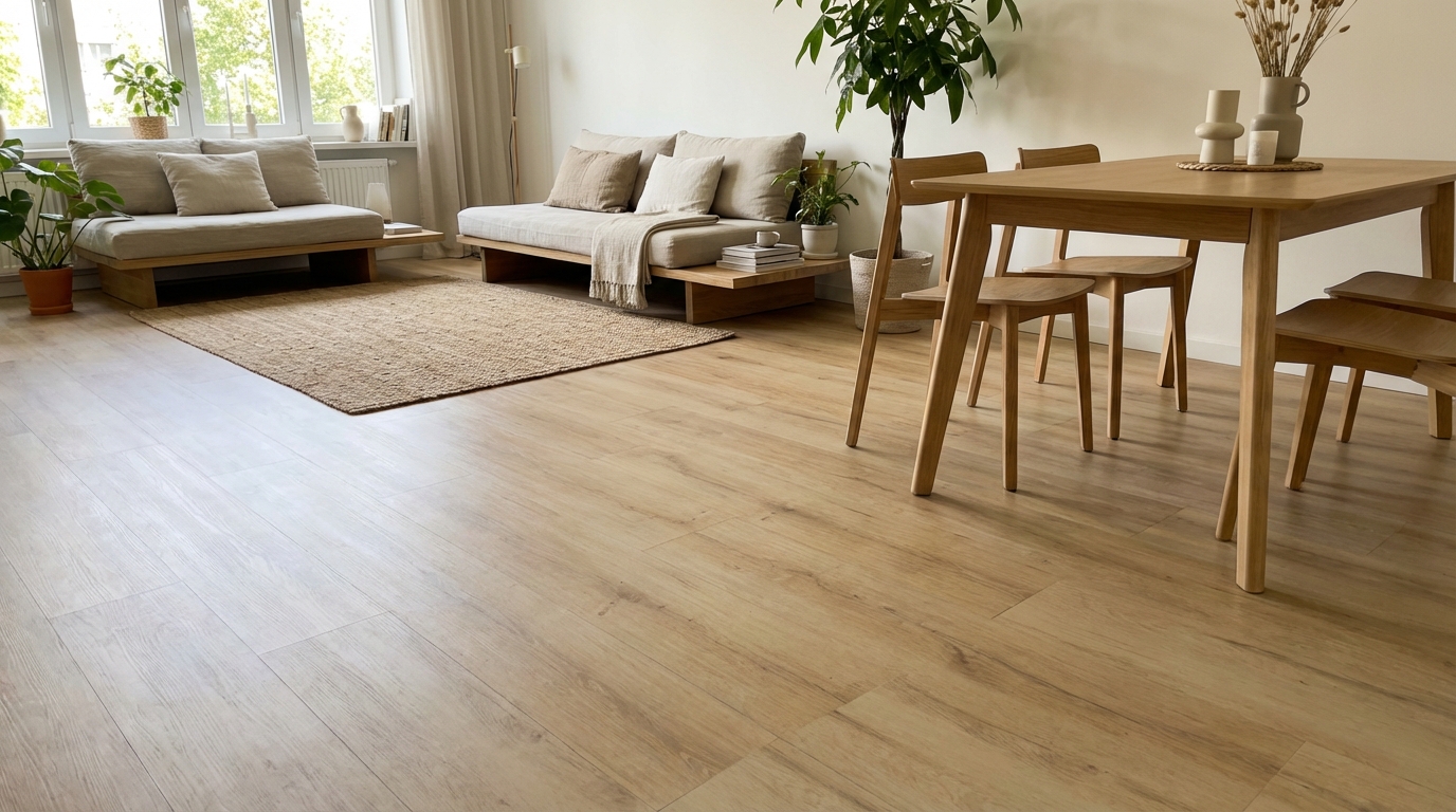 Klebe-Vinyl Eiche sehr hell Joris Profi-Qualität in naturnahem Holzdekor Klebe-Vinyl Eiche sehr hell Joris Profi-Qualität in naturnahem Holzdekor