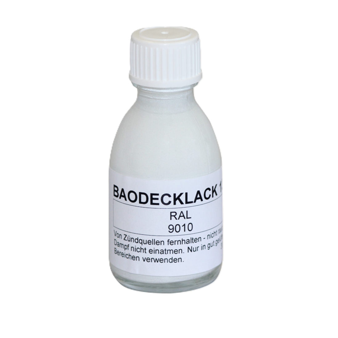 Reparaturlack RAL 9010 30ml Inhalt