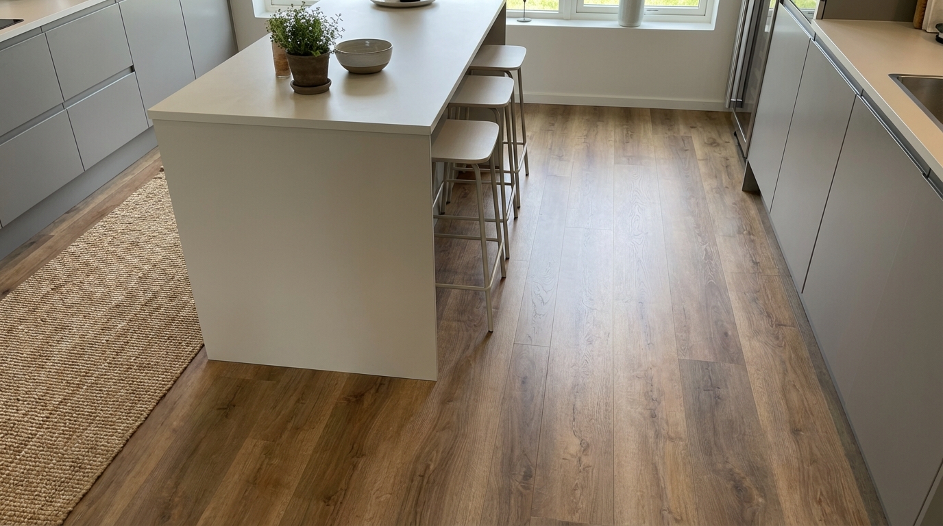 Klebe-Vinyl Eiche gold Nils Profi-Qualität in naturnahem Holzdekor Klebe-Vinyl Eiche gold Nils Profi-Qualität in naturnahem Holzdekor