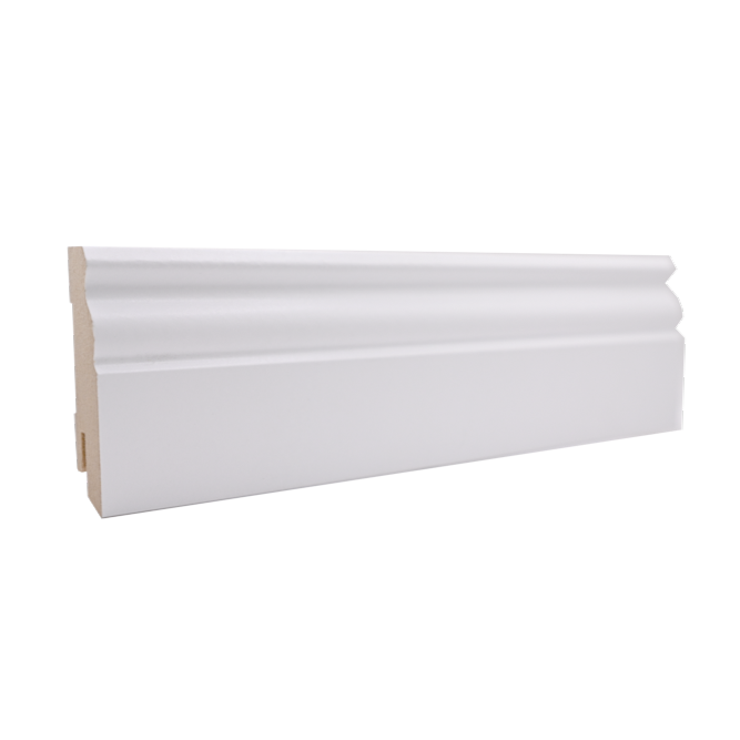 Fußleiste Altdeutsch weiß 19x60mm Fußleiste Altdeutsch weiß 19x60mm