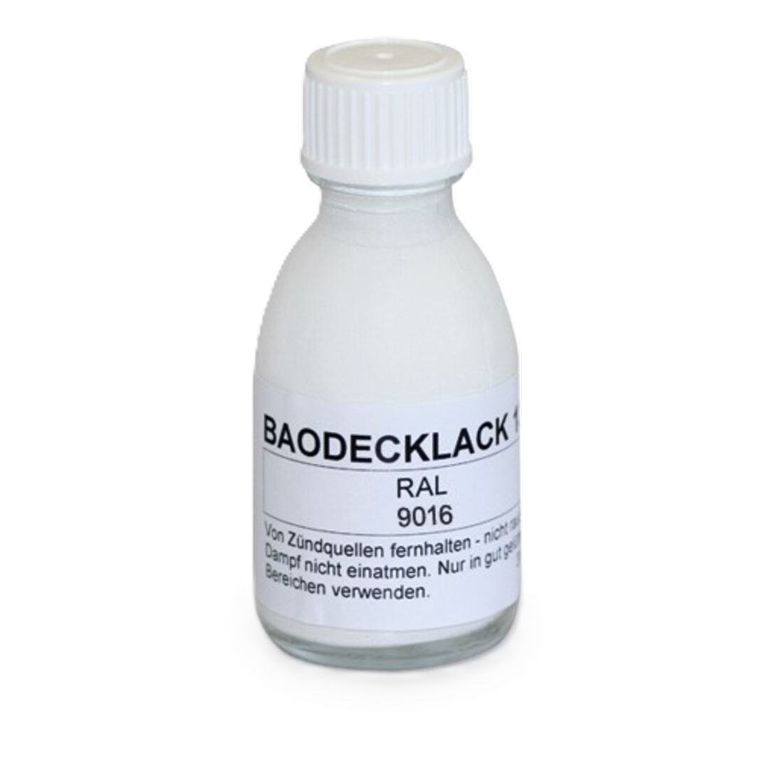 Reparaturlack RAL 9016 30ml Inhalt