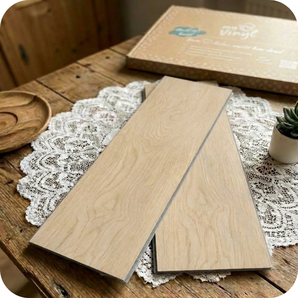 Muster Klick-Vinyl Eiche beige Maja | gratis bestellen