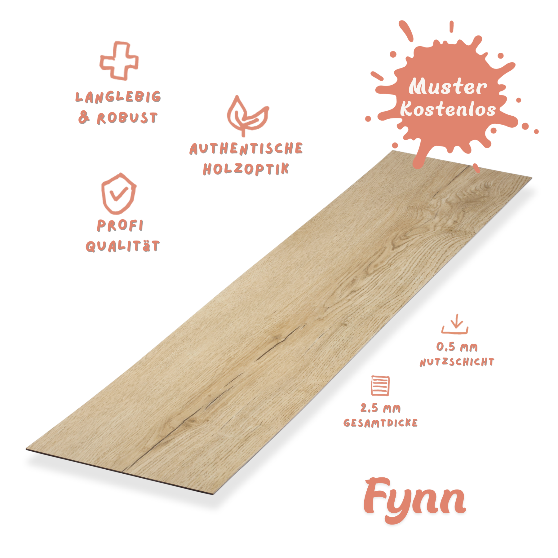 Klebe-Vinyl Eiche beige Fynn Profi-Qualität in naturnahem Holzdekor Klebe-Vinyl Eiche beige Fynn Profi-Qualität in naturnahem Holzdekor