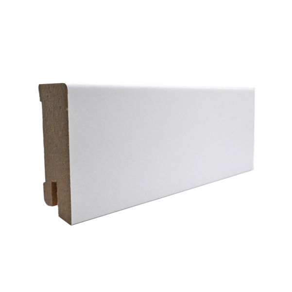 Fußleiste Modern weiß 16x80mm