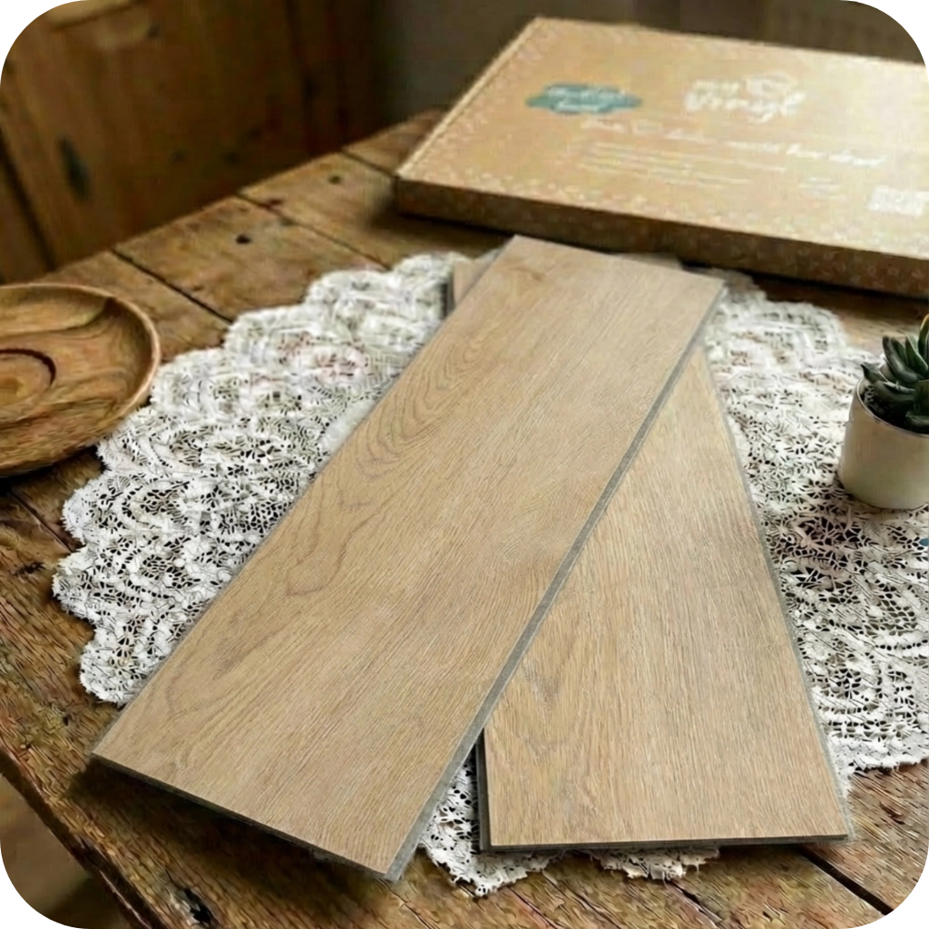 Muster Klick-Vinyl Eiche sand Edda | gratis bestellen