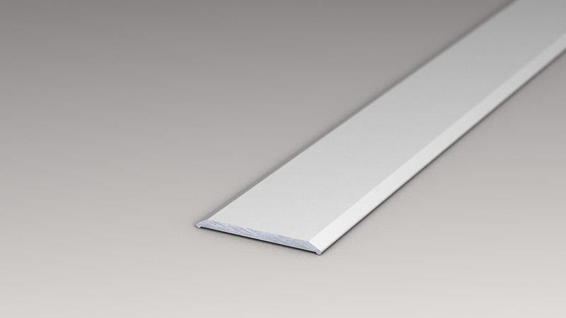 Übergangsprofil 114 Silber | 100 cm | 24 mm selbstklebend Übergangsprofil 114 Silber | 100 cm | 24 mm selbstklebend