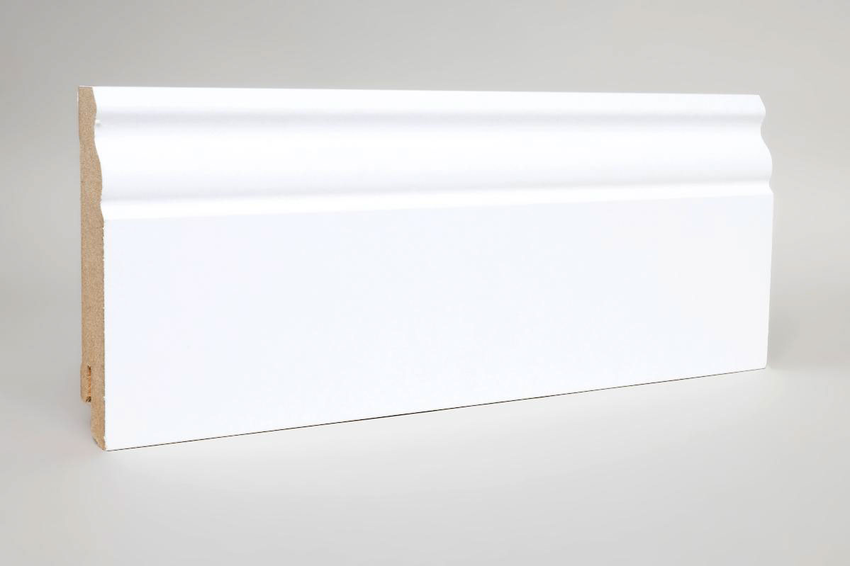 Fußleiste weiß Altdeutsch MDF 19 x 80 mm | Profi-Qualität Fußleiste weiß Altdeutsch MDF 19 x 80 mm | Profi-Qualität