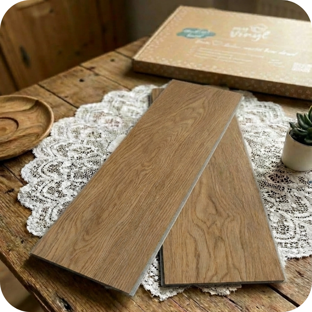 Muster Klick-Vinyl Eiche naturbraun Ida | gratis bestellen Muster Klick-Vinyl Eiche naturbraun Ida | gratis bestellen