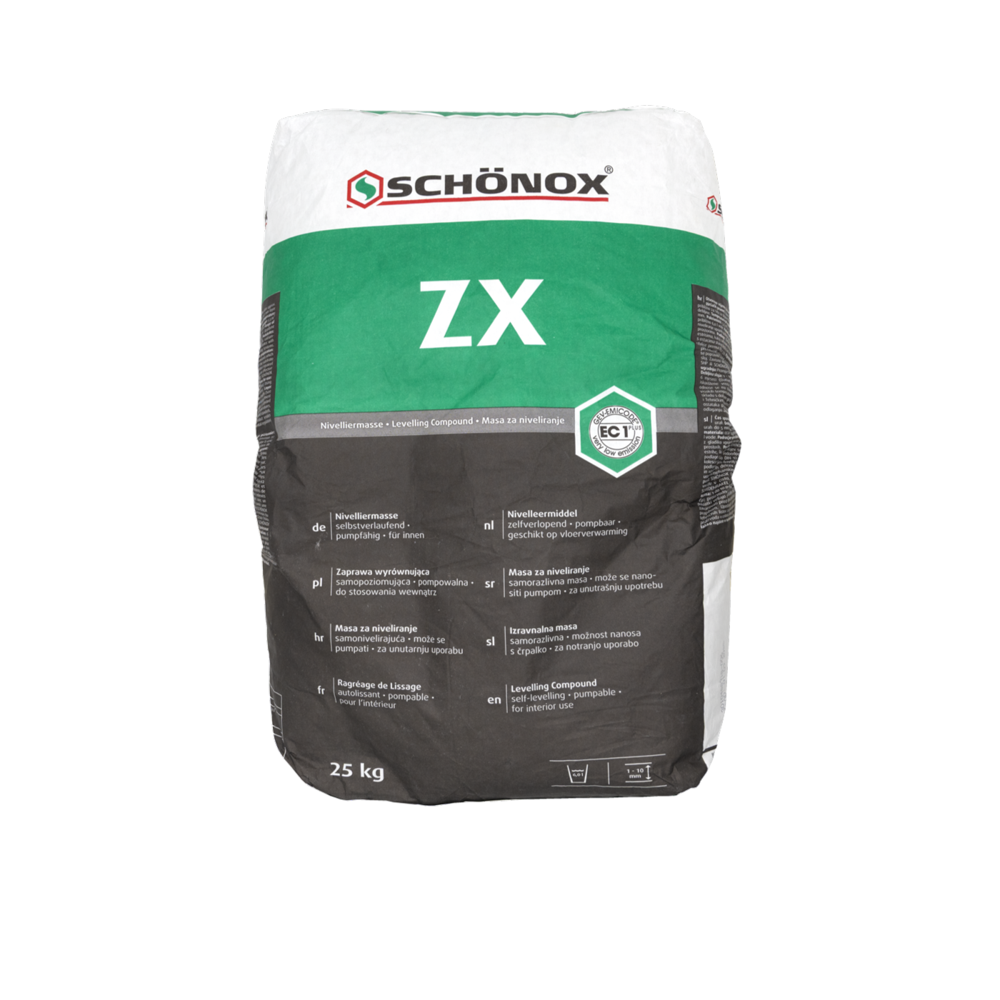 SCHÖNOX ZX Glätt- und Nivelliermasse 25kg