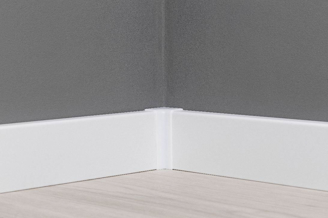 Fußleiste weiß Modern MDF 16 x 58 mm | Profi-Qualität Fußleiste weiß Modern MDF 16 x 58 mm | Profi-Qualität
