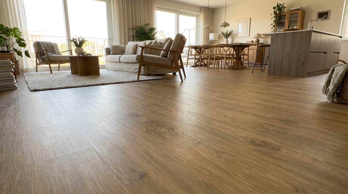 Klebe-Vinyl Eiche mittelbraun Valter Profi-Qualität in naturnahem Holzdekor Klebe-Vinyl Eiche mittelbraun Valter Profi-Qualität in naturnahem Holzdekor