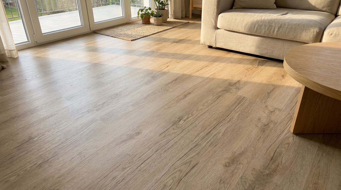 Klebe-Vinyl Eiche beige Fynn Profi-Qualität in naturnahem Holzdekor Klebe-Vinyl Eiche beige Fynn Profi-Qualität in naturnahem Holzdekor