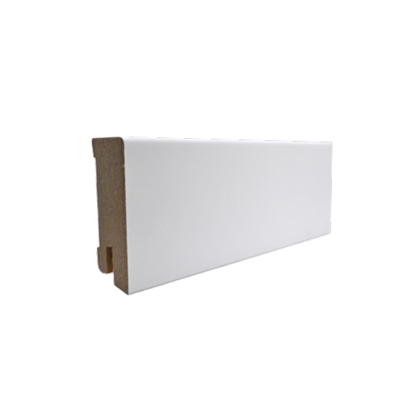 Fußleiste Modern weiß 16x58mm Fußleiste Modern weiß 16x58mm